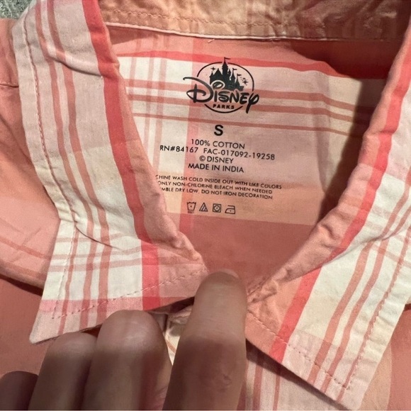 Disney Mickey Mouse Botton Down T Shirt - Picture 5 of 6